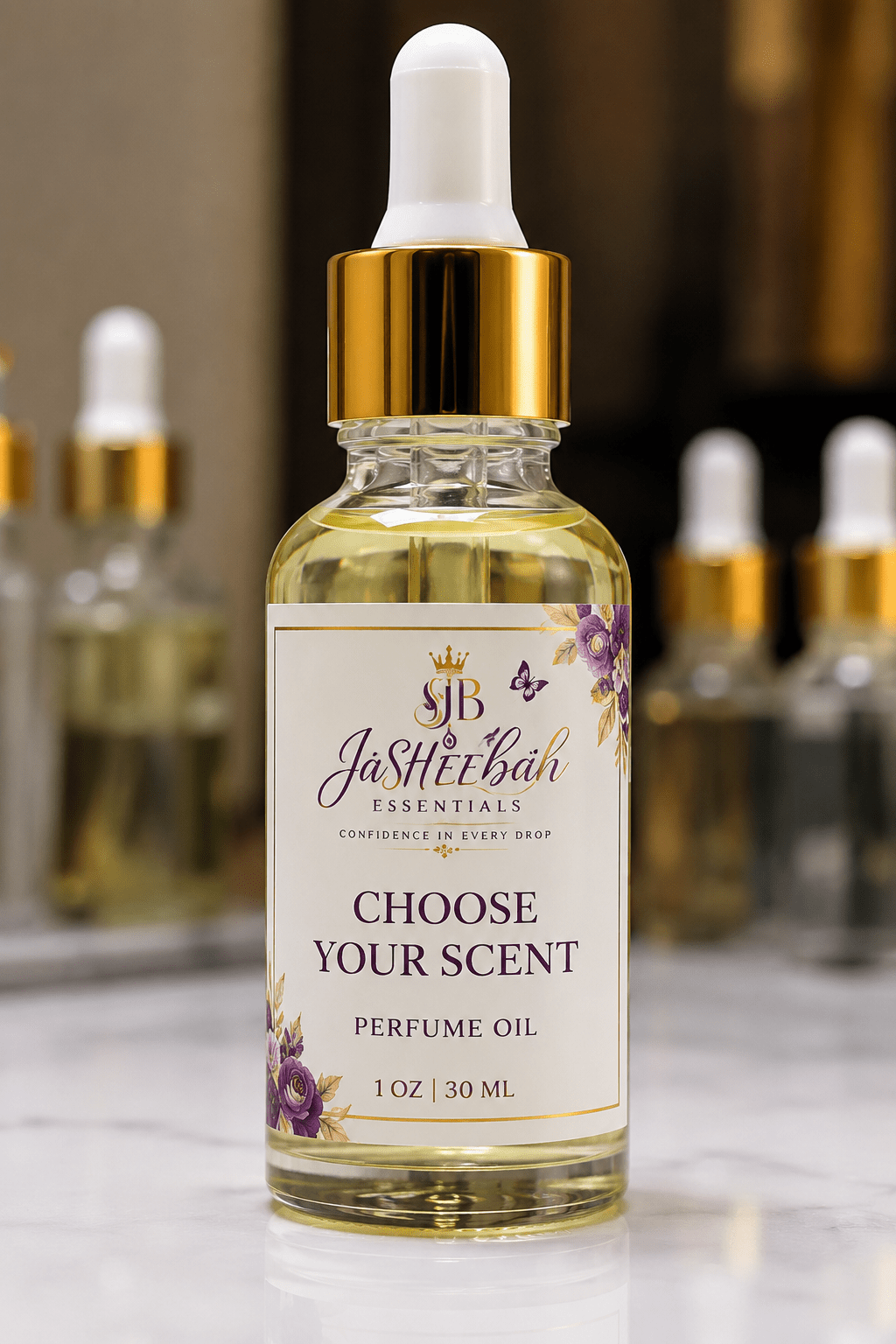 Perfume Oils Collection ✨ By JaSHEEbah-1 oz. - JaSHEEbah Essentials