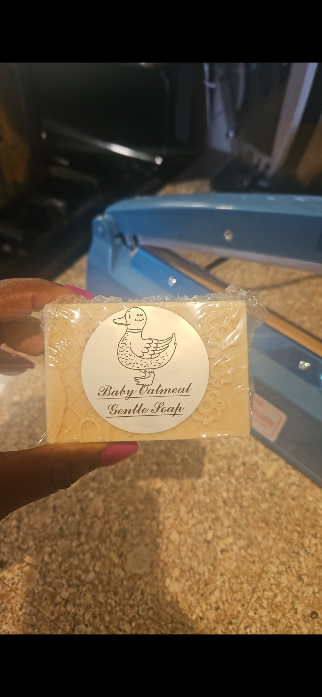 Oatmeal Honey Gentle Baby Soap by JaSHEEbah