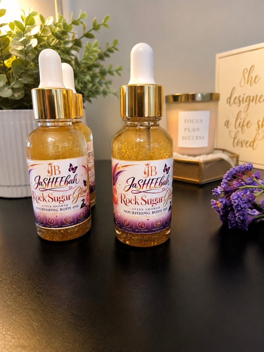 JaSHEEbah Glow Oil Rock Sugar